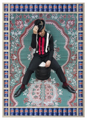 "Vocalist Jose James, 2009:1430" by Hassan Hajjaj, courtesy of the Third Line Gallery, Dubai.