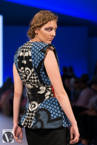 Thabo Maktha Designs' "Kobo Ea Bohali" collection at Vancouver Fashion Week 2014.