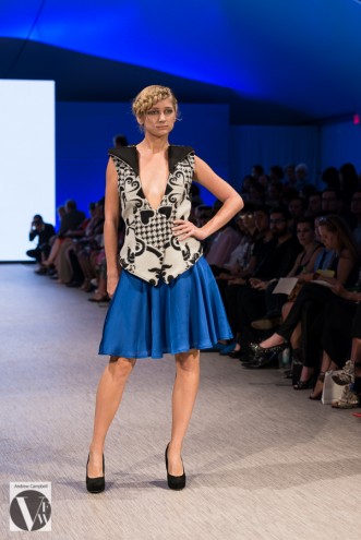 Thabo Maktha Designs' "Kobo Ea Bohali" collection at Vancouver Fashion Week 2014.