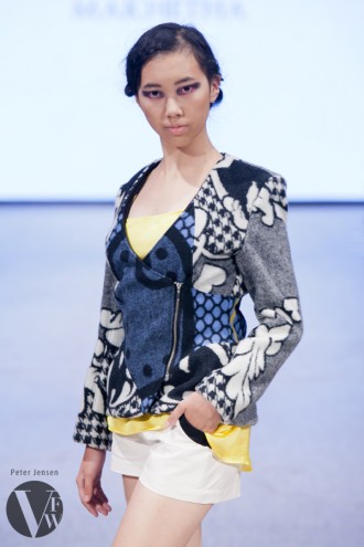 Thabo Maktha Designs' "Kobo Ea Bohali" collection at Vancouver Fashion Week 2014.