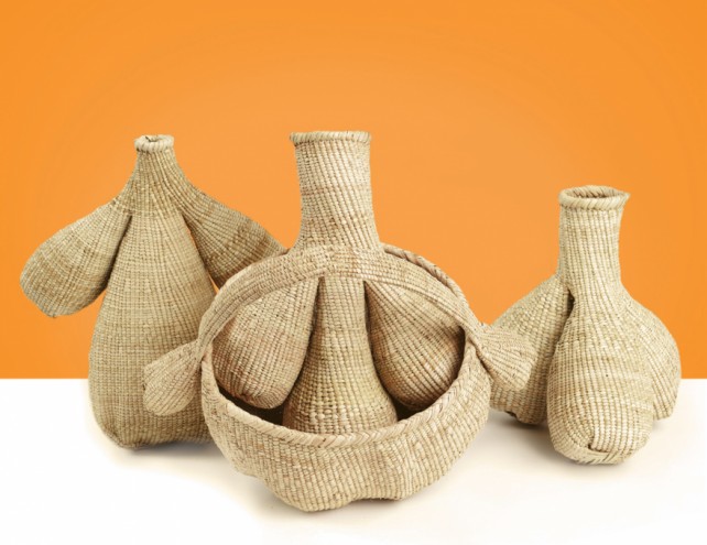 The Gourd’s Family collection by Matali Crasset and the weavers of Bulawayo Home Industries. Photo: Matali Crasset.