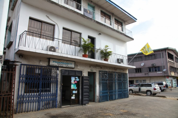 Exterior of the building, owned by Ken Saro-Wiwa.