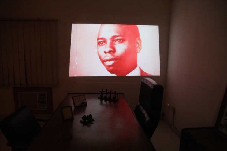 Windowall Gallery in Ken Saro-Wiwa's office.