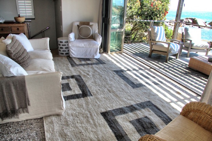 The Masana Collection is a new range of hand woven rugs, each made by a single artisan from natural hand spun yarn. 