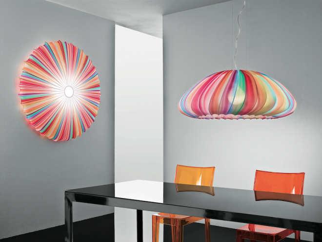 Axo’s Muse light blooms with a distinctive colourful luminosity.