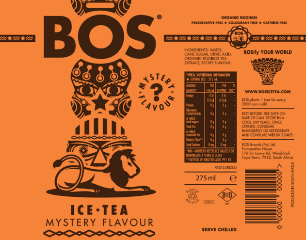 BOS Ice Tea is bringing an exhibition of shortlisted designs from its Design-A-Can competition to 6 Spin Street, Cape Town as part of First Thursdays.