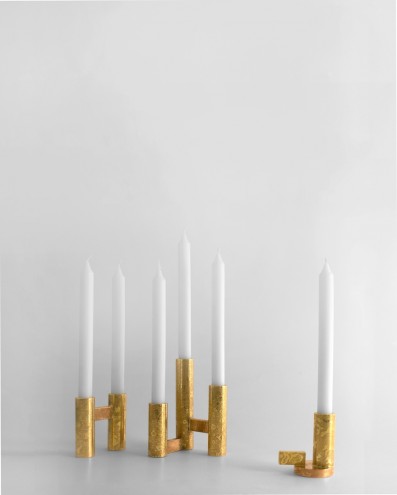 Sunken candleholder collection by Adriana Castillo Cota. 