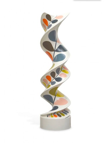 Retailer Orla Kiely's helix "Gorwing Stem" was designed for Cancer Research UK's London Art Trail. 