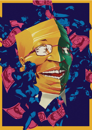 Former ad-man Pola Maneli left his job in advertising to pursue a freelance-illustrating career that better suited his political beliefs. 