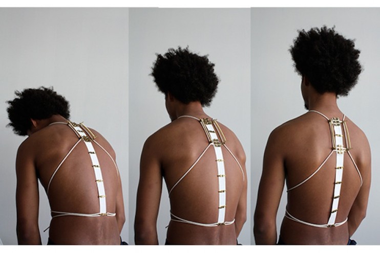 Design Academy Eindhoven graduate Jeffery Heiligers designed Posture – a clothing line tailored to prevent poor posture caused by leaning over your desk .