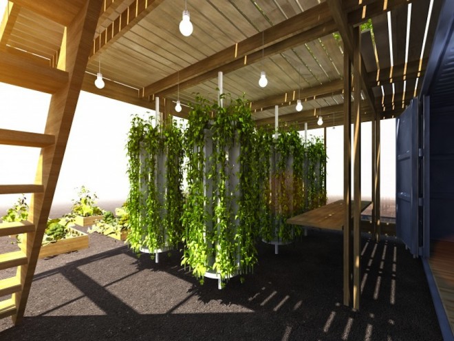 With this design, an instructions booklet and a set of flat-pack pieces that can be easily fitted together are all you need to start farming in the city.