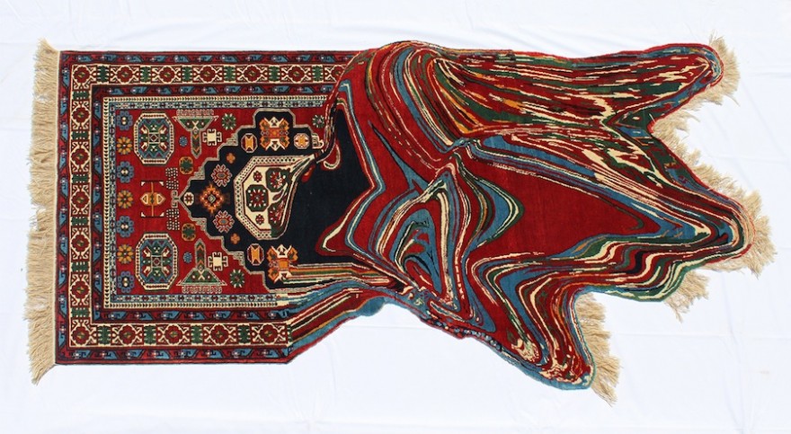 Faig Ahmed weaves digital patterns and optical illusions into traditional Azerbaijani rugs.