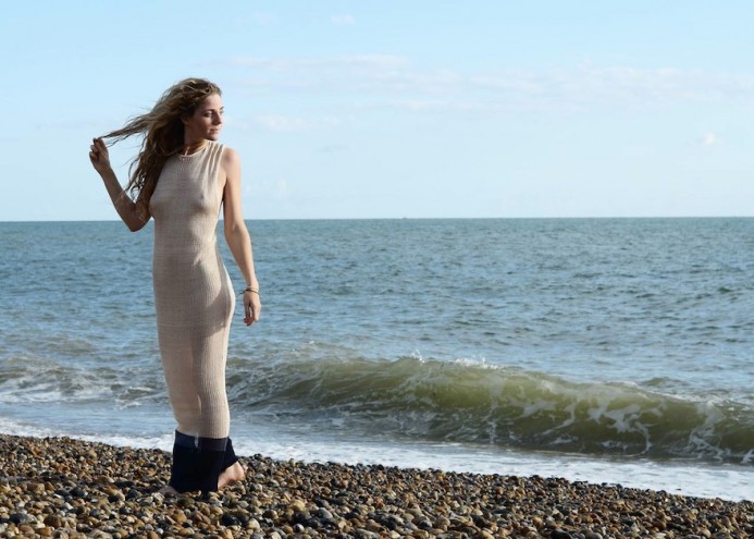 Brighton design brand Milkweed creates biodegradable, sustainable, unisex knitwear from local, organic yarn. Image: Milkweed