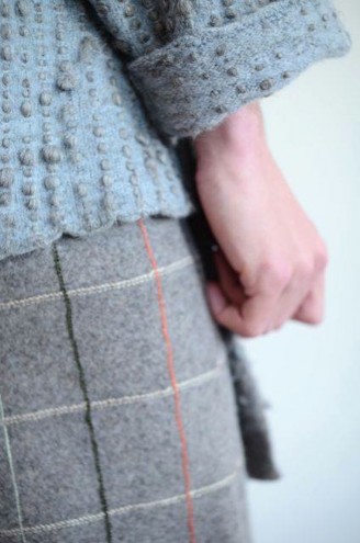 Brighton design brand Milkweed creates biodegradable, sustainable, unisex knitwear from local, organic yarn. Image: Milkweed