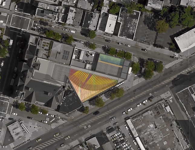 Escobedo Solíz Studio, a Mexico City-based studio has won MoMA’s Young Architecture Program with their bid to knit a neon canopy over the museum’s garden. 
