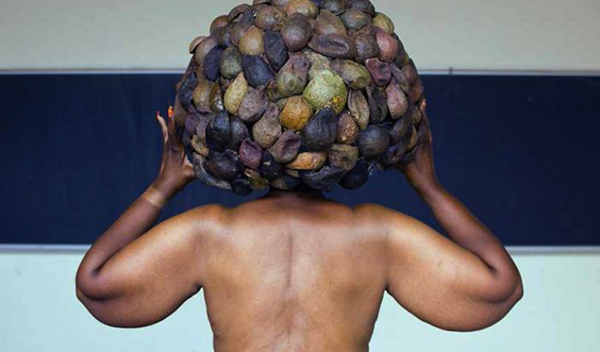 “Abandoned Margins” is an exhibition tackling Western beauty standards, cultural identity, historical erasure, trauma, and the representation of black bodies. 