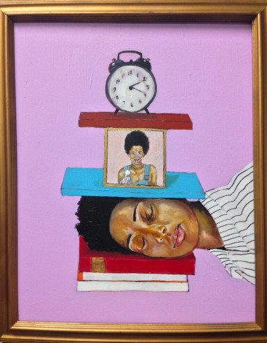 “Abandoned Margins” is an exhibition tackling Western beauty standards, cultural identity, historical erasure, trauma, and the representation of black bodies. 