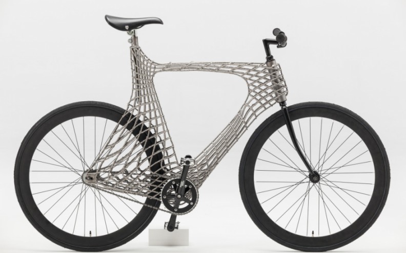 A team of students at the Delft University of Technology have printed the first stainless steel bike using a welding-based 3D-printing technique.