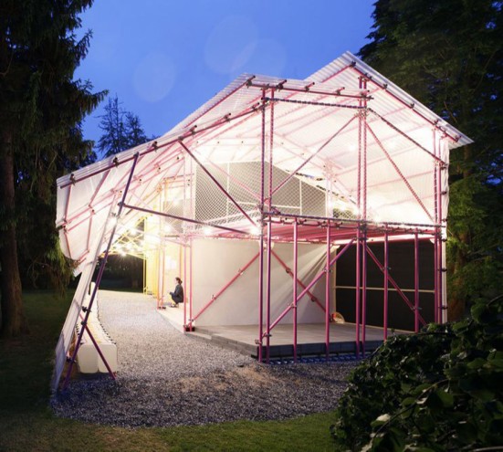 The pavilion designed by SelgasCano for a Danish art museum has been packed up and shipped to Africa’s largest slum, to assume its second life as a school. 