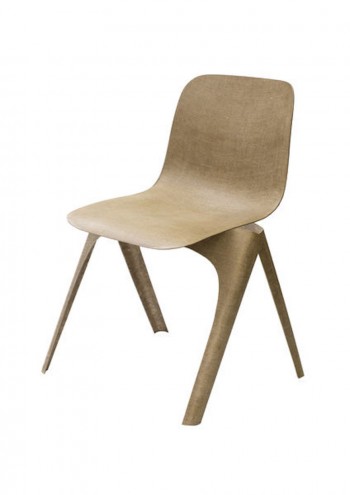 Dutch designer Christien Meindertsma proves furniture can carry both stylistic and ecological integrity with her Flax Chair