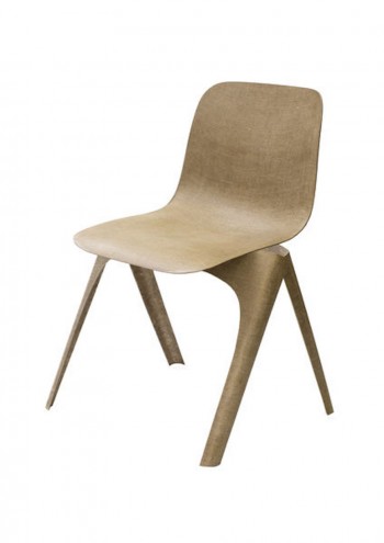 Dutch designer Christien Meindertsma proves furniture can carry both stylistic and ecological integrity with her Flax Chair