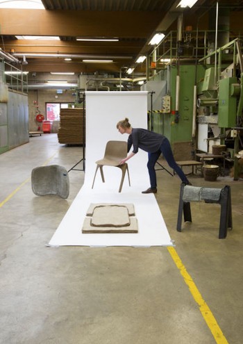 Dutch designer Christien Meindertsma proves furniture can carry both stylistic and ecological integrity with her Flax Chair