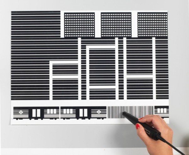 Barcode Book by Yuri Suzuki. Photo: Hitomi Kai Yoda. 