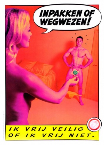 Aids Posters: Netherlands. Image via http://jump.dexigner.com/news/22023.