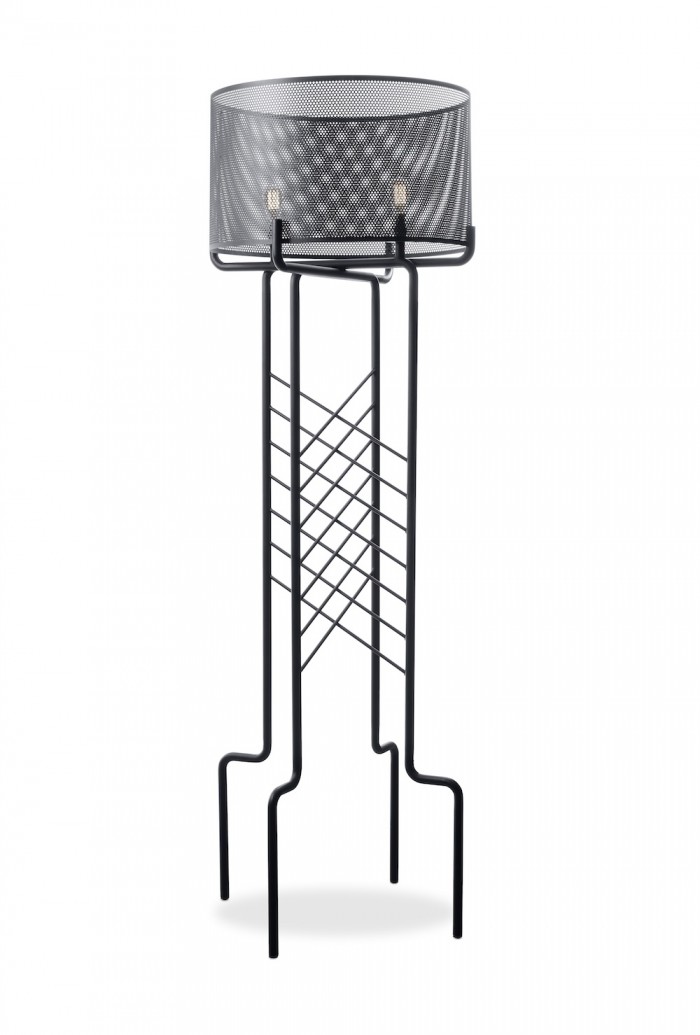 High Voltage Standing lamp by Adam Court for OKHA.