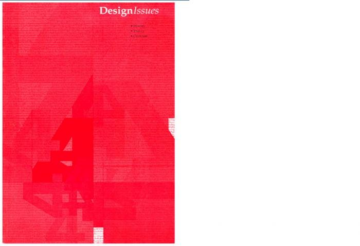 DesignIssues, Winter 2001, Vol. 17, No. 1