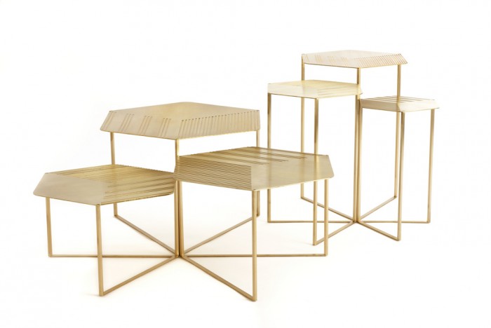 “Hex Coffee & Side Tables” by Haldane Martin