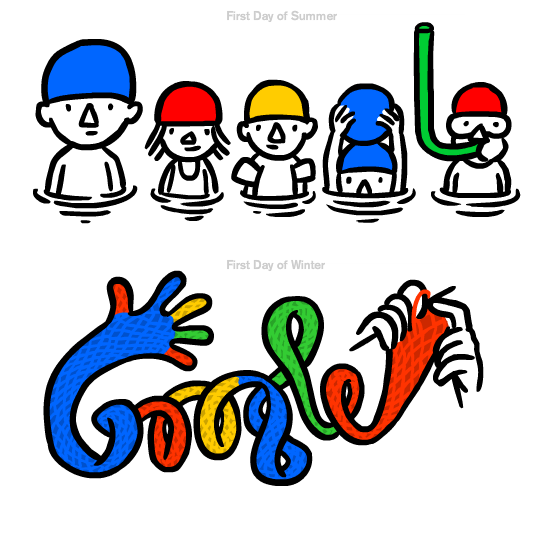 Google doodle by Christoph Niemann