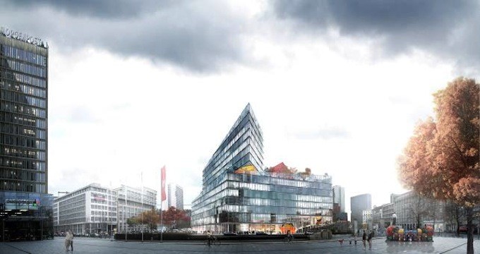 The new Axel Springer Campus by Bjarke Ingels Group (BIG). 