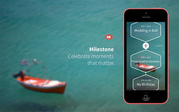 Milestone app by Marcel Wanders. Milestone app by Marcel Wanders.