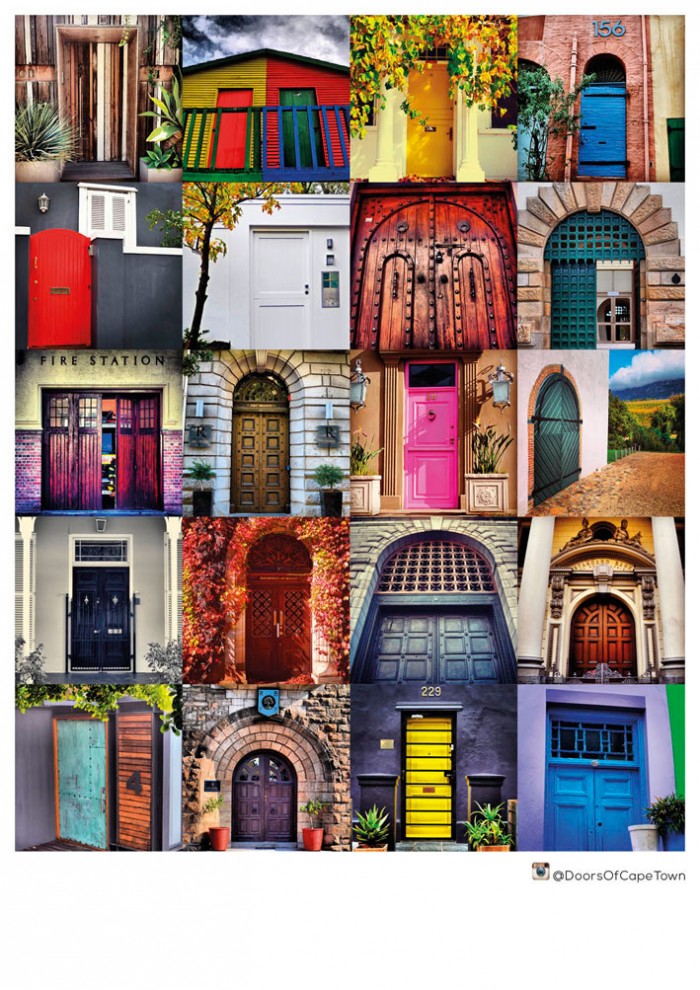 Doors of Cape Town print/canvas poster for sale