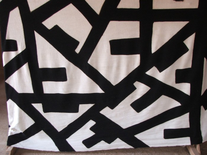 Bogolan Throw by Ndomo. Bogolan Throw by Ndomo.
