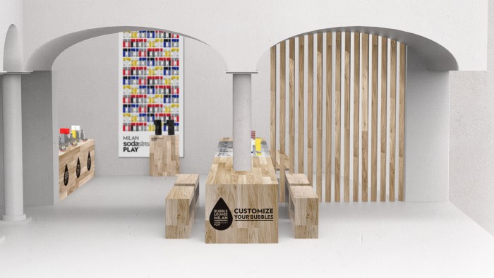 Bubble Lounge by Yves Béhar for SodaStream. Bubble Lounge by Yves Béhar for SodaStream.