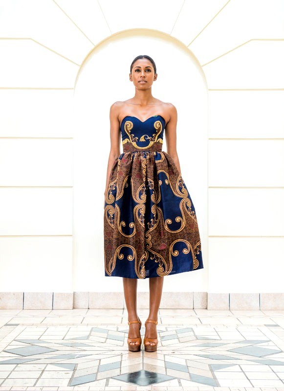 Dress by Taibo Bacar. 