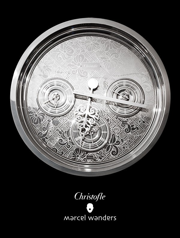 Marcel Wanders clock for Christofle. Marcel Wanders clock for Christofle.