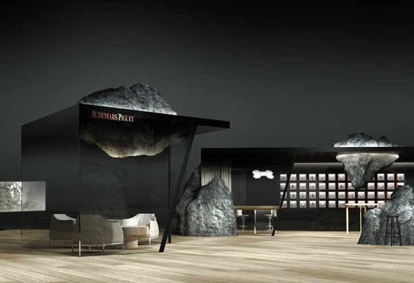 Mathieu Lehanneur's lounge design for Audemars Piguet. Mathieu Lehanneur's lounge design for Audemars Piguet.