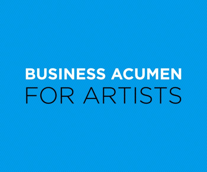 Business Acumen for Artists