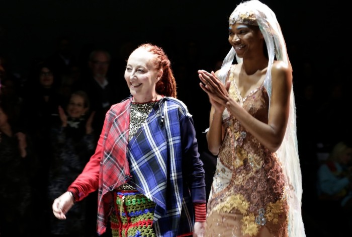 Marianne Fassler on the ramp at Mercedes-Benz Fashion Week Cape Town. Image: SDR Photo.