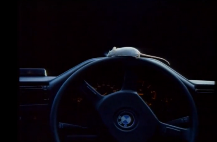 Keith Rose's famous BMW ad featuring a mouse. 