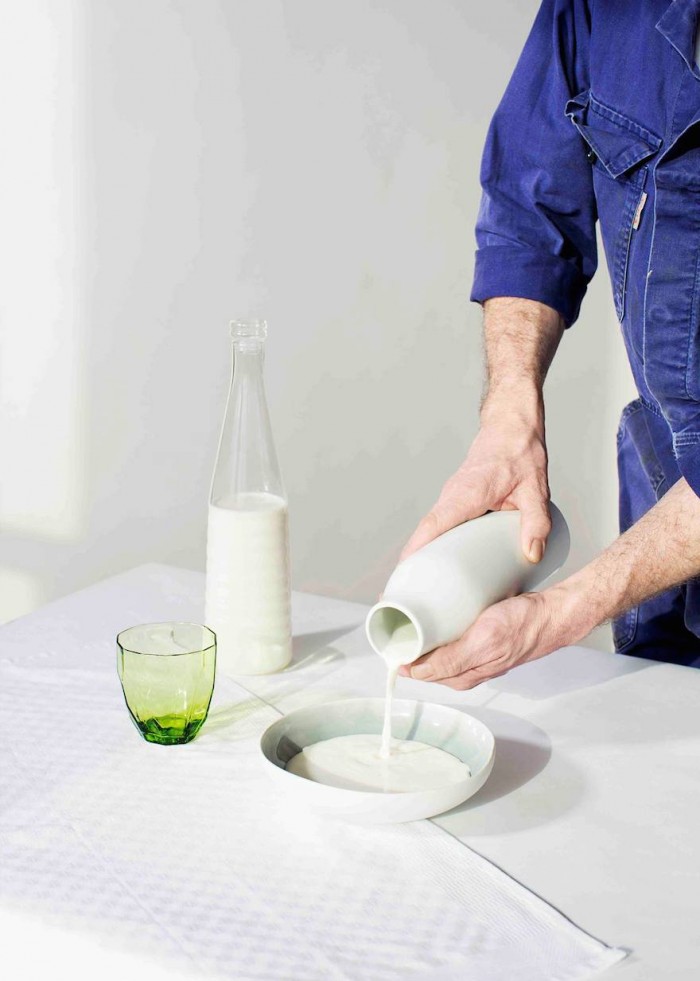 A pop-up milk parlour in Amsterdam brings designers and milk farmers together to create a more sustainable dairy industry. A pop-up milk parlour in Amsterdam brings designers and milk farmers together to create a more sustainable dairy industry.
