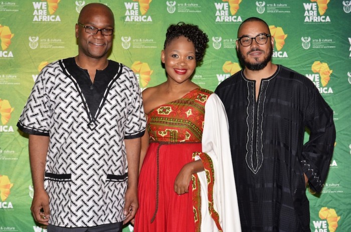 Minister of Arts and Culture at a 'We Are Africa' celebration Minister of Arts and Culture Nathi Mthethwa at a We Are Africa celebration