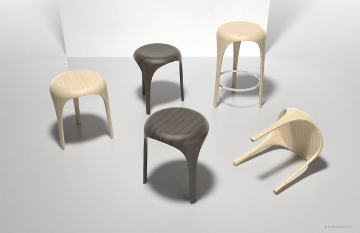 Hines Fischer Minun Stool