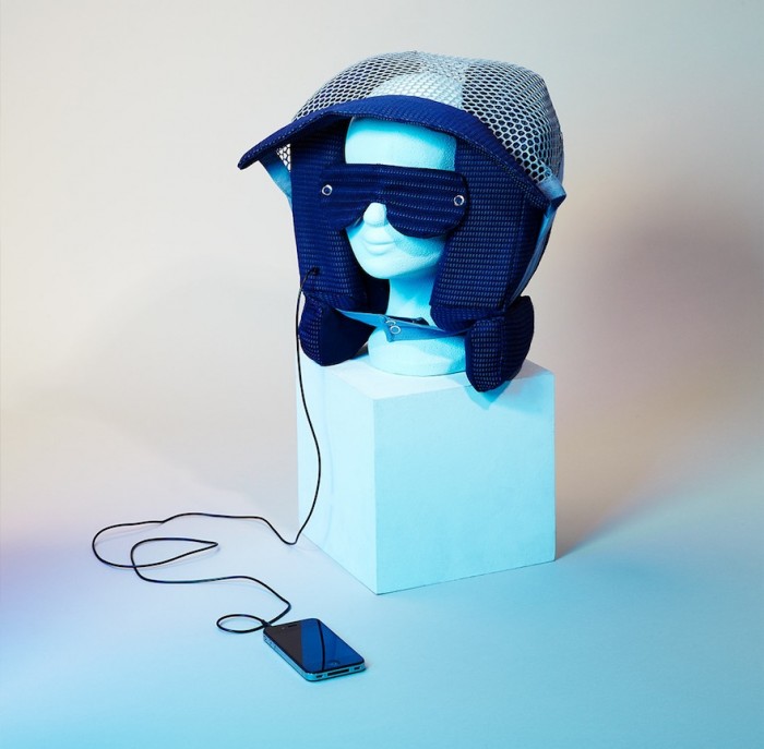 Dutch students from Design Academy Eindhoven upcycle old KLM interior into new products.