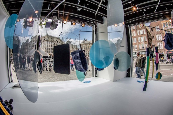 Dutch students from Design Academy Eindhoven upcycle old KLM interior into new products.
