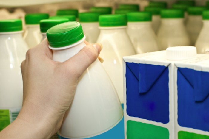 Researchers have designed a colour-changing milk container lid that lets you know if the milk is turning sour. 