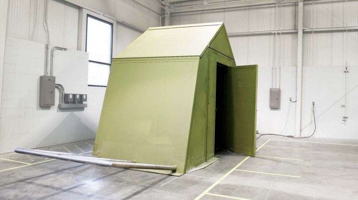 Origami-inspired shelter designed by engineering team Origami-inspired shelter designed by engineering team